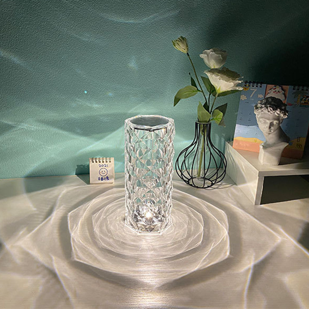 Nordic Crystal  USB Diamond Night Lamp For Bedroom