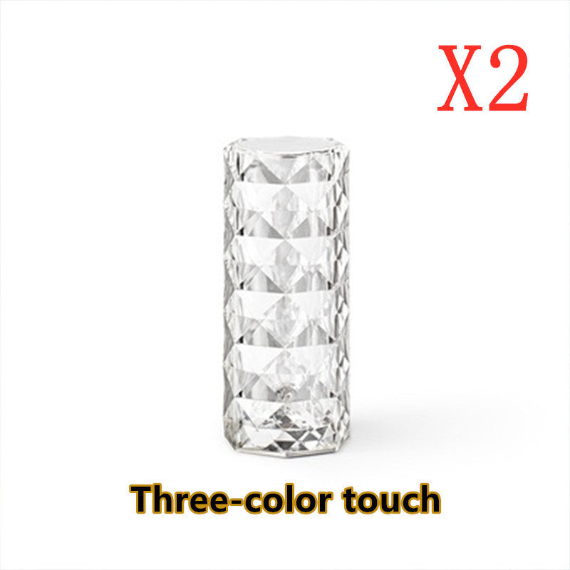 Nordic Crystal  USB Diamond Night Lamp For Bedroom